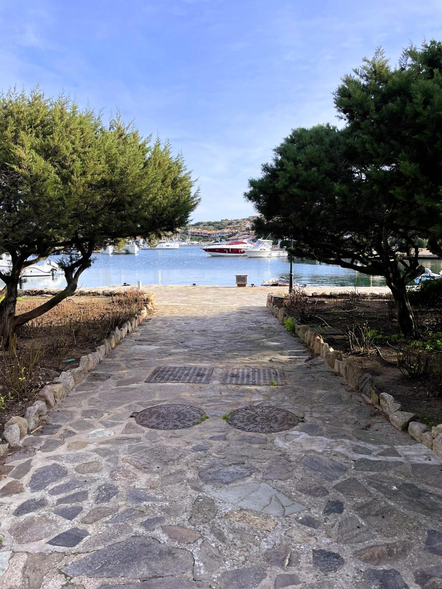 Splendida Vista Mare Zona Centrale Porto Rotondo Posto Auto Privato 外观 照片