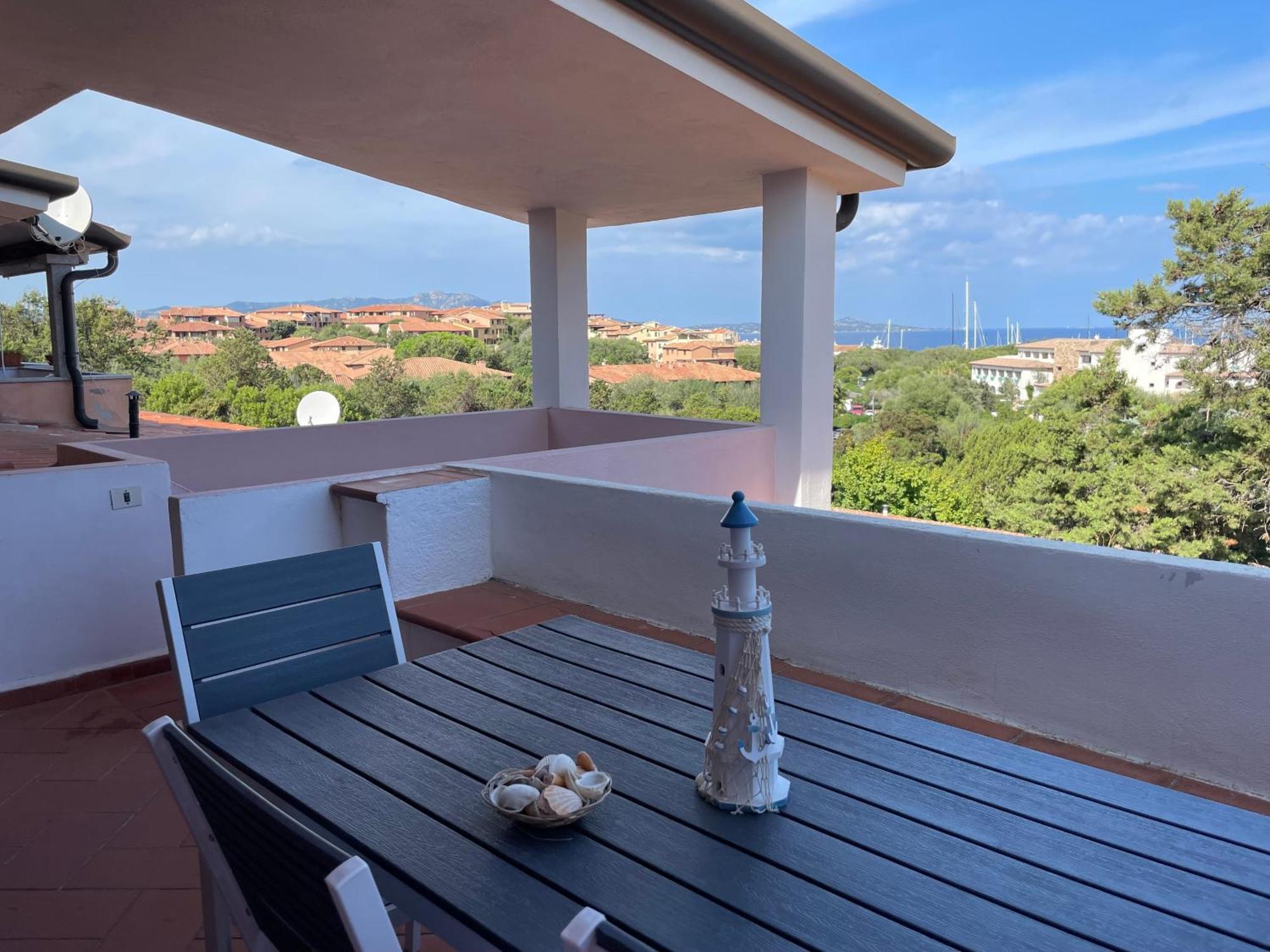 Splendida Vista Mare Zona Centrale Porto Rotondo Posto Auto Privato 外观 照片