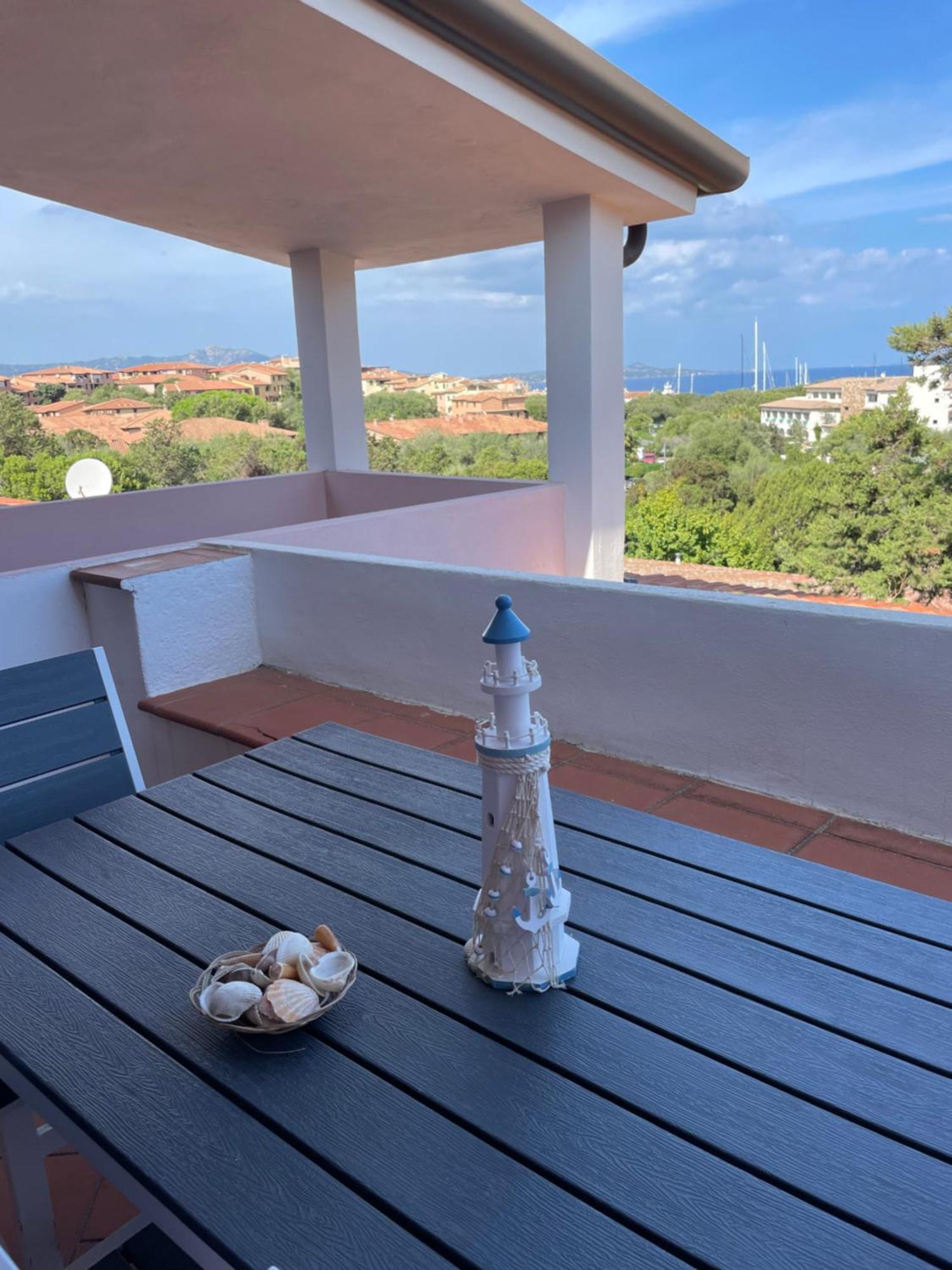 Splendida Vista Mare Zona Centrale Porto Rotondo Posto Auto Privato 外观 照片