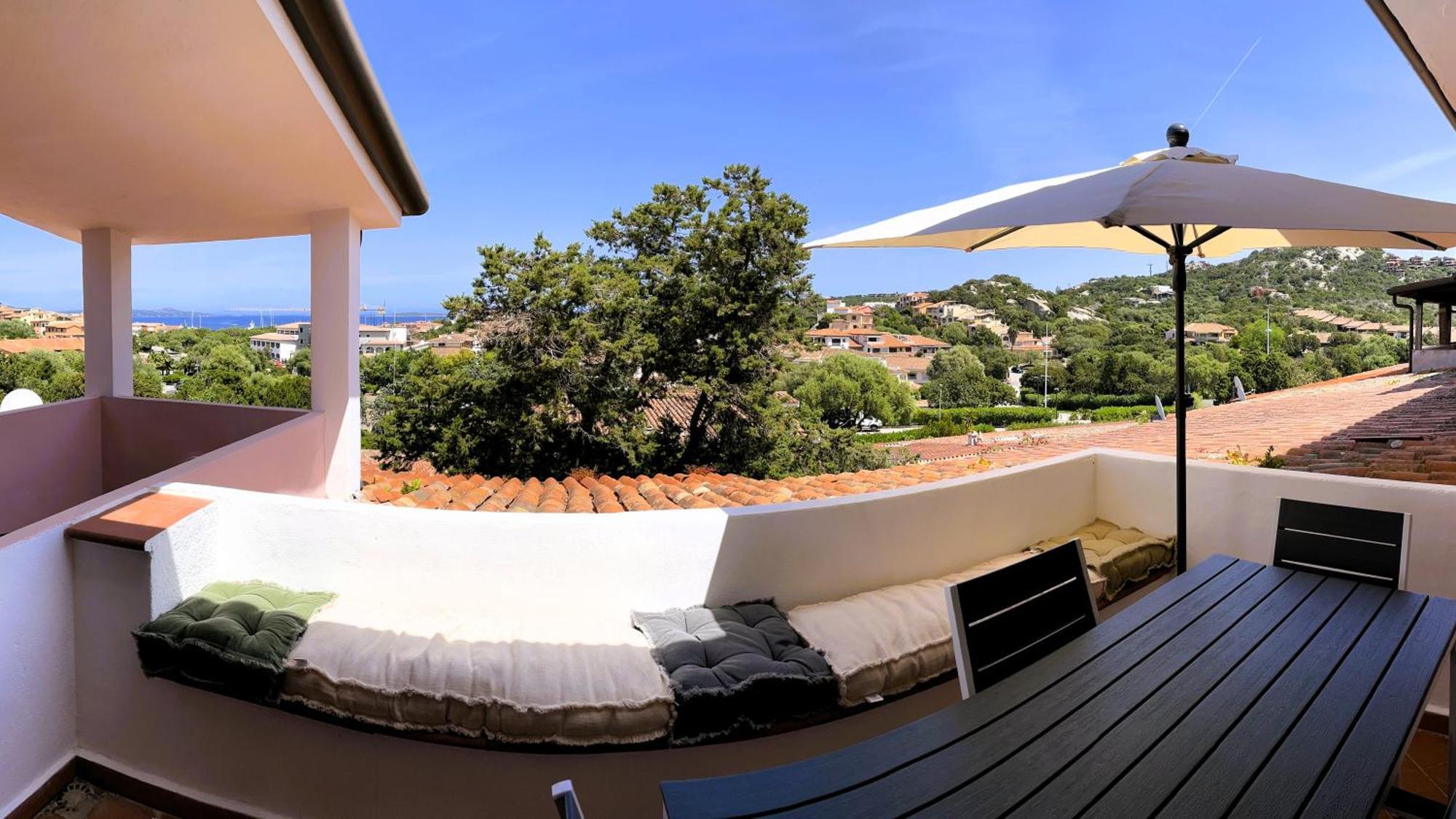 Splendida Vista Mare Zona Centrale Porto Rotondo Posto Auto Privato 外观 照片